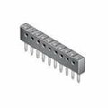 Fci Board Connector, 4 Contact(S), 1 Row(S), Female, Straight, 0.1 Inch Pitch, Surface Mount Terminal,  68617-604